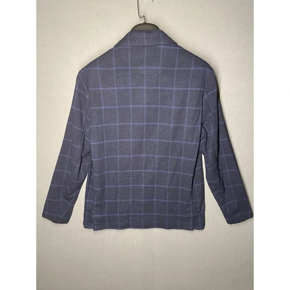 Johnnie-O Top Shelf Designer Men's Navy Plaid Blazer Size M